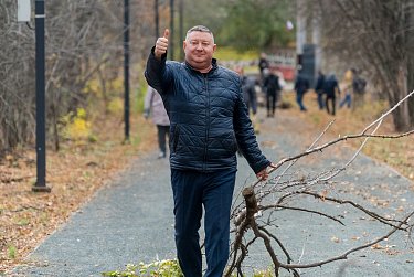 Навели порядок в парке «Березка»